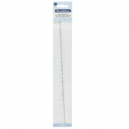 Beadalon rijgnaald 27cm/Ø0.78mm voor elastiek rijgdraad Zilver
