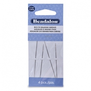 Beadalon rijgnaald 5.7cm groot oog Zilver