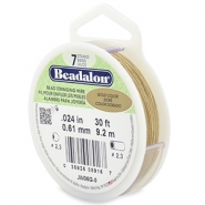 Beadalon Rijgdraad 7 draads 0.61mm Gold