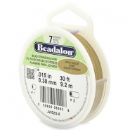Beadalon Rijgdraad 7 draads 0.38mm Gold