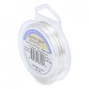 26 Gauge Artistic Wire Silver plated Tarnish resistant Silver