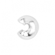 Beadalon knijpkraal verbergers 5mm Zilver