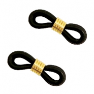 Bril koord eindje Black-gold