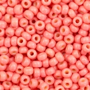 Miyuki rocailles 8/0 Duracoat opaque light watermelon pink 8-4464