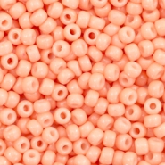 Miyuki rocailles 8/0 Duracoat opaque tea rose 8-4461