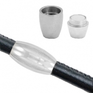Roestvrij stalen (RVS) Stainless steel onderdelen magneetslot Ø5mm Antiek zilver