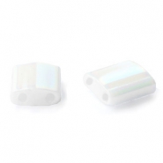 Miyuki kralen tila 5x5mm White pearl AB TL-471
