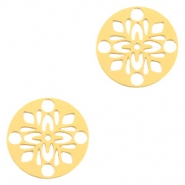 Hangers bohemian rond 14mm Goud