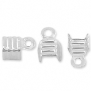 925 Zilver onderdelen veterklemmen 3mm Zilver