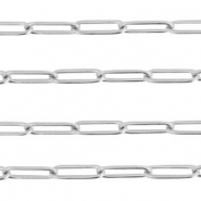 Roestvrij stalen (RVS) Stainless steel onderdelen jasseron schakel Zilver