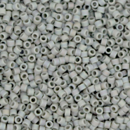 Miyuki kralen delica's 11/0 Opaque matte AB gray DB-882