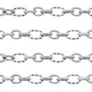 Roestvrij stalen (RVS) Stainless steel onderdelen jasseron ankerketting Zilver