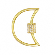 Zirkonia slot maan Gold