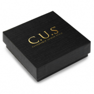 Sieradendoos C.U.S® 10x10cm Black-gold