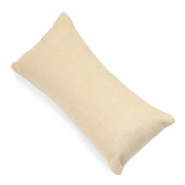 Sieraad display kussentje velvet Natural beige