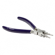 Beadsmith wire looper tang Blauw-zilver