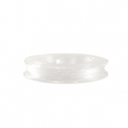 Elastiek rijgdraad 0.5mm Transparant