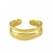 Roestvrij stalen (RVS) Stainless steel ringen Goud
