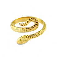 Roestvrij stalen (RVS) Stainless steel ringen Goud