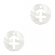 Schelp hangers specials boogschutter White (natuurlijke kleur)