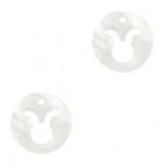 Schelp hangers specials stier White (natuurlijke kleur)