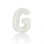 Schelp hangers specials letter G White (natuurlijke kleur)