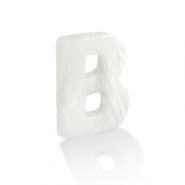 Schelp hangers specials letter B White (natuurlijke kleur)