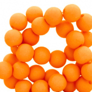 6 mm acryl kralen matt Orange peel