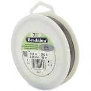Beadalon Rijgdraad 7 draads 0.38mm Bright Stainless Steel