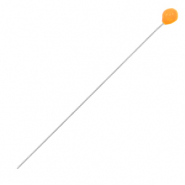 Onderdelen DQ metaal nietstift 52mm Antiek zilver-neon orange (nikkelvrij)