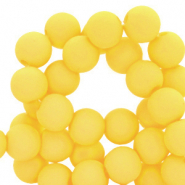 4 mm acryl kralen Blazing yellow