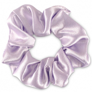 Scrunchies haarelastiek silky Lilac purple
