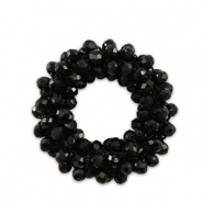 Top facet hangers 32mm Black