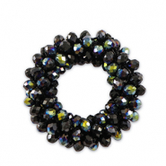 Top facet hangers 32mm Midnight blue AB