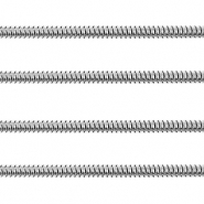 Roestvrij stalen (RVS) Stainless steel onderdelen jasseron snake 2.5mm Zilver