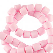 Polymeer kralen 6mm Light pink