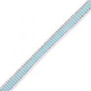 Lint Teal blue-silver