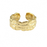 Roestvrij stalen (RVS) Stainless steel ringen Goud