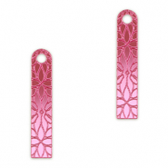 Statement hangers bar bloem Metallic magenta purple
