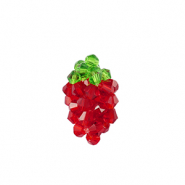 Top facet hangers aardbei Red-green