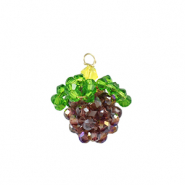 Top facet hangers braam Gold-purple green