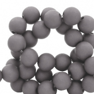 6 mm acryl kralen Old grey