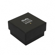 Sieraden (cadeau) doosje "Pretty things inside" Black