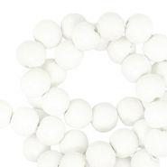 Polymeer kralen 6mm White