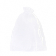 Sieraad zakje organza 10x12cm White