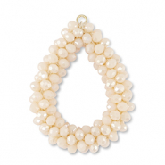 Top facet hangers druppel Vanilla white