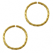 Roestvrij stalen (RVS) stainless steel onderdelen buigring Gold