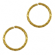 Roestvrij stalen (RVS) stainless steel onderdelen buigring Gold