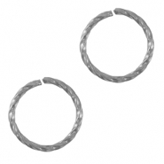 Roestvrij stalen (RVS) stainless steel onderdelen buigring Silver
