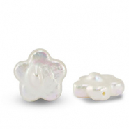 Zoetwaterparels bloem Natural white